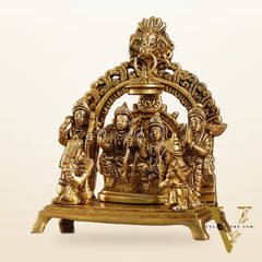 Complete Brass Ram Darbar Idol with All Brothers | Height 7 inch