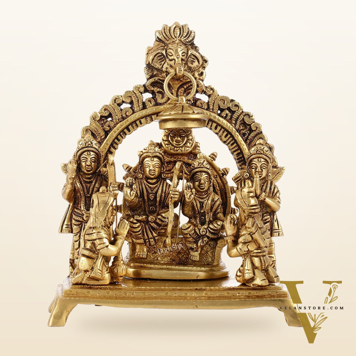 Complete Brass Ram Darbar Idol with All Brothers | Height 7 inch