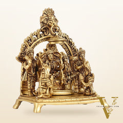 Complete Brass Ram Darbar Idol with All Brothers | Height 7 inch