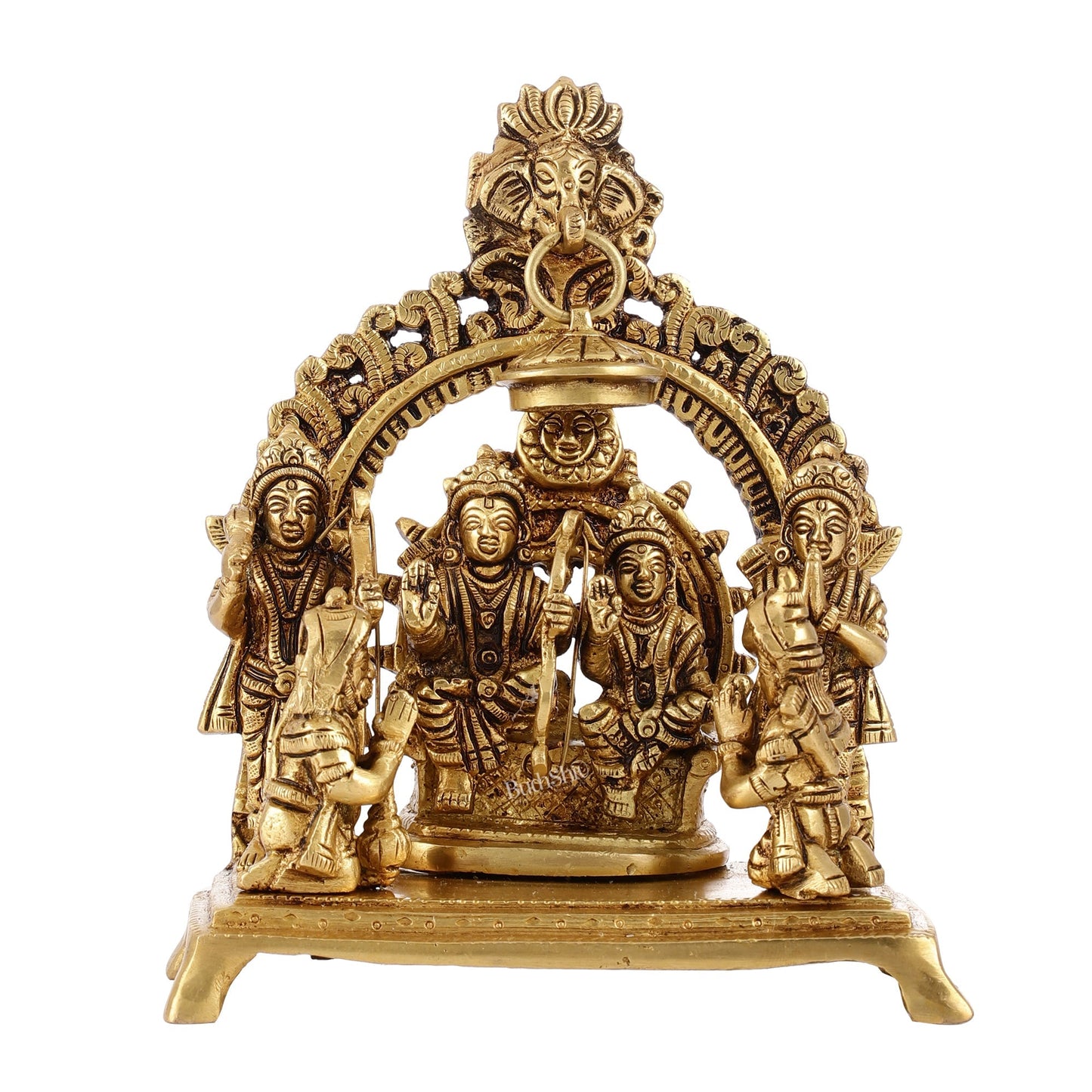 Complete Brass Ram Darbar Idol with All Brothers | Height 7 inch
