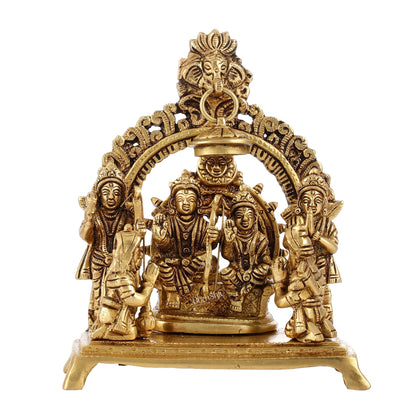 Complete Brass Ram Darbar Idol with All Brothers | Height 7 inch