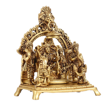 Complete Brass Ram Darbar Idol with All Brothers | Height 7 inch