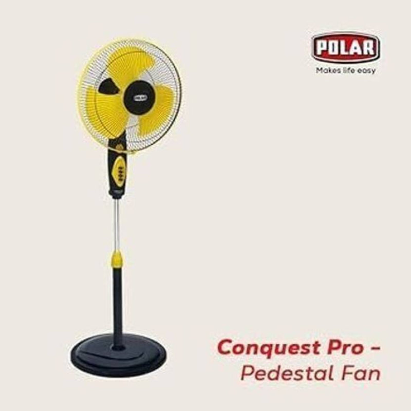 Polar CONQUEST PEDESTAL 400MM NORMAL SPEED 1 Star 3 Blade Pedestal Fan 400 mm Pedestal Fan-2