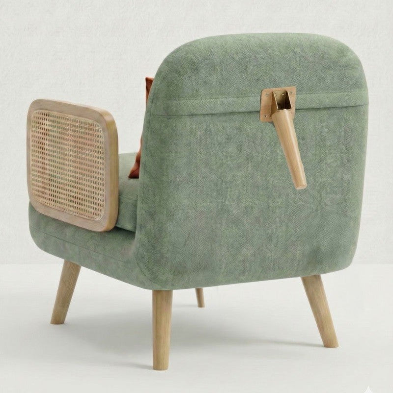 Green Chaise Longue | 3-in-1 Convertible Green Single Sofa Cum Bed