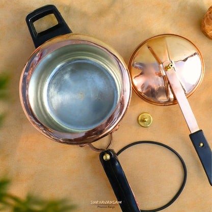 Pure copper Pressure Cooker with tin coating