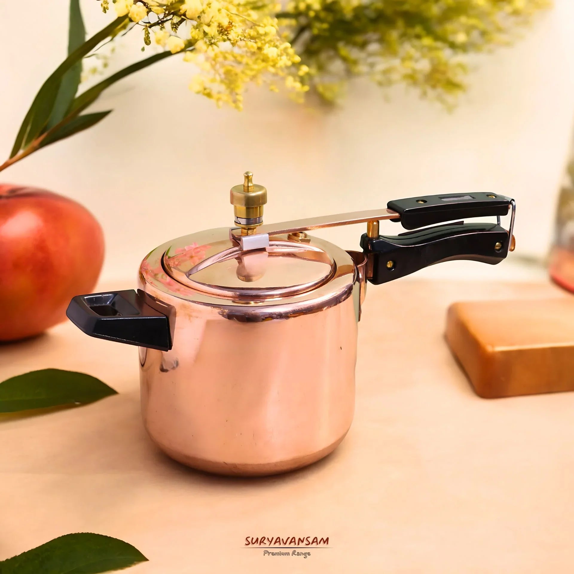 Pure copper Pressure Cooker with tin coating