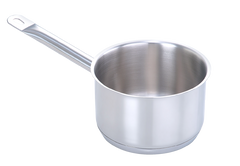 Pradeep Stainless Steel Sauce Pan with Long Handle – Encapsulated Base, NSF