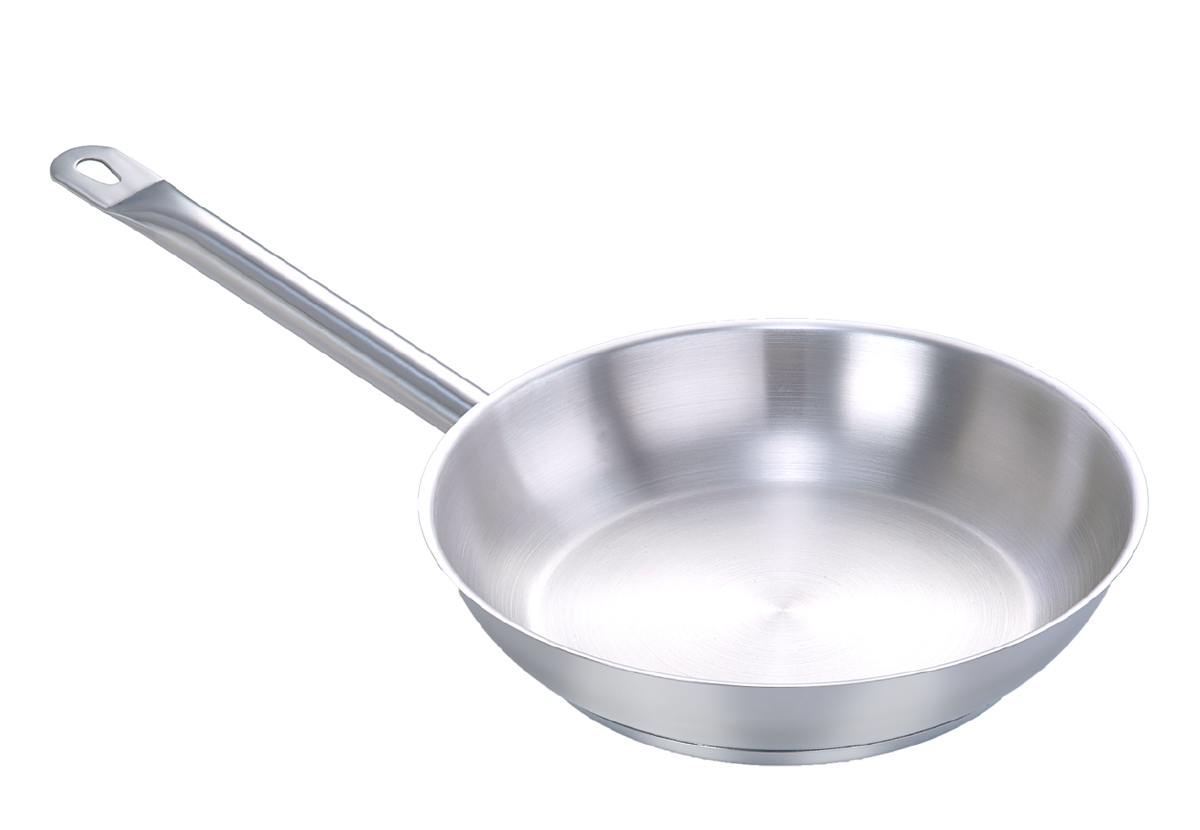Pradeep Stainless Steel Frying Pan – Encapsulated Base, NSF