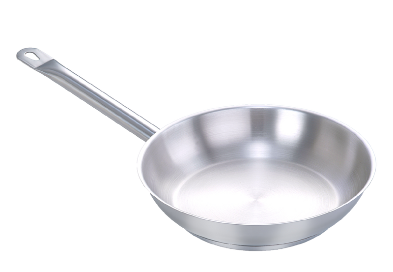 Pradeep Stainless Steel Frying Pan – Encapsulated Base, NSF