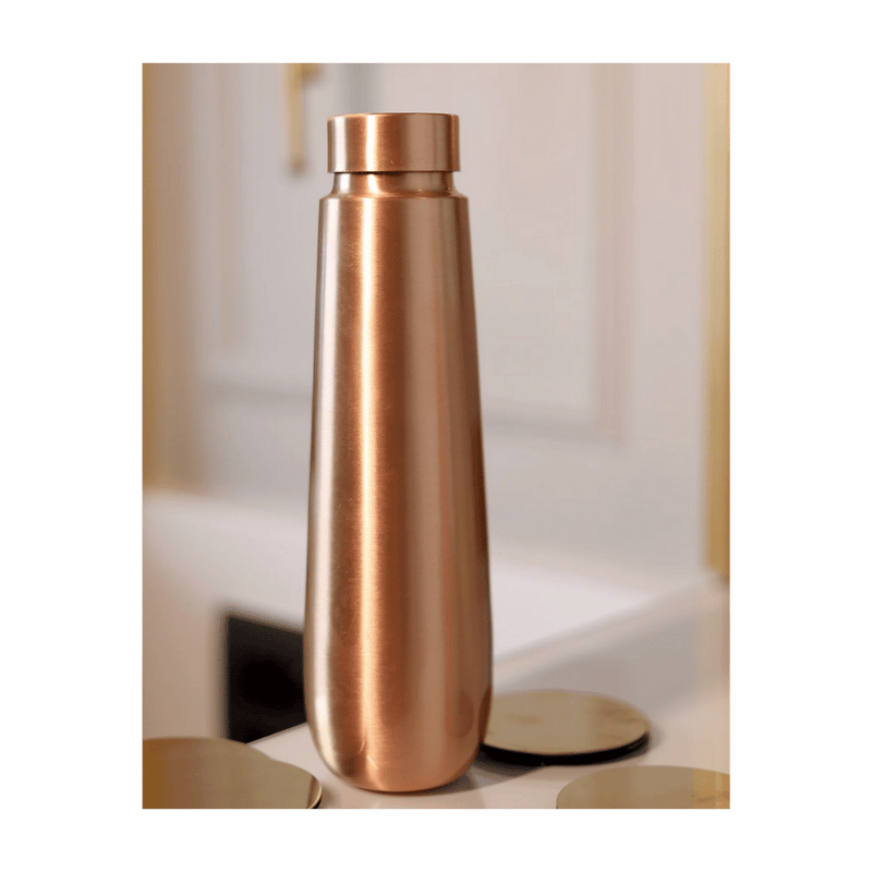 Slim Copper Water Bottle – Stylish Ayurvedic Drinkware for Everyday Hydration-1