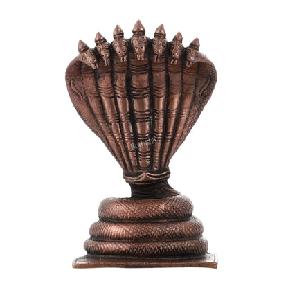 Copper Sheshanaaga Peeta Singhasan | Height 4.5 Inch