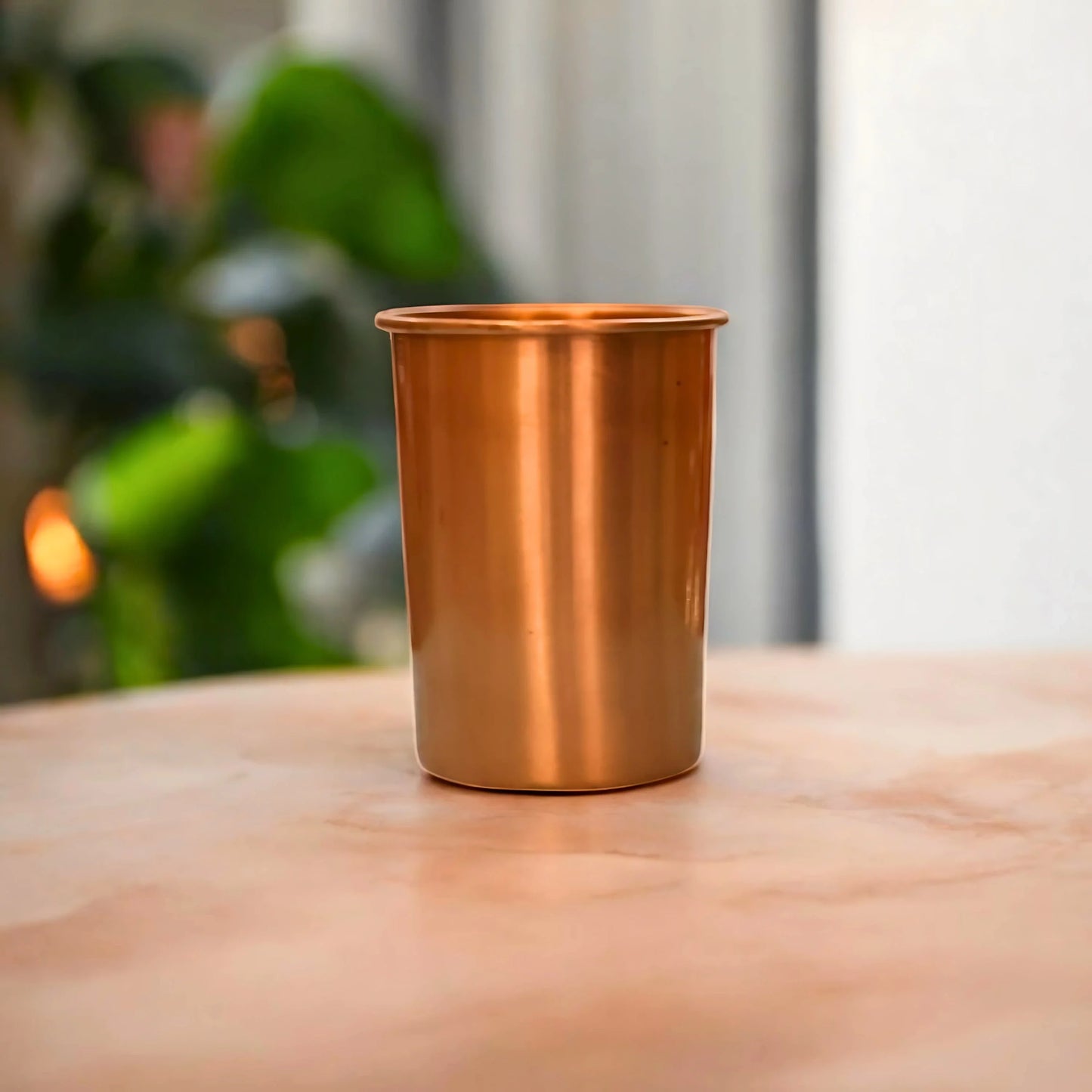 Pure Copper Water Dispenser set with Stand and Glass