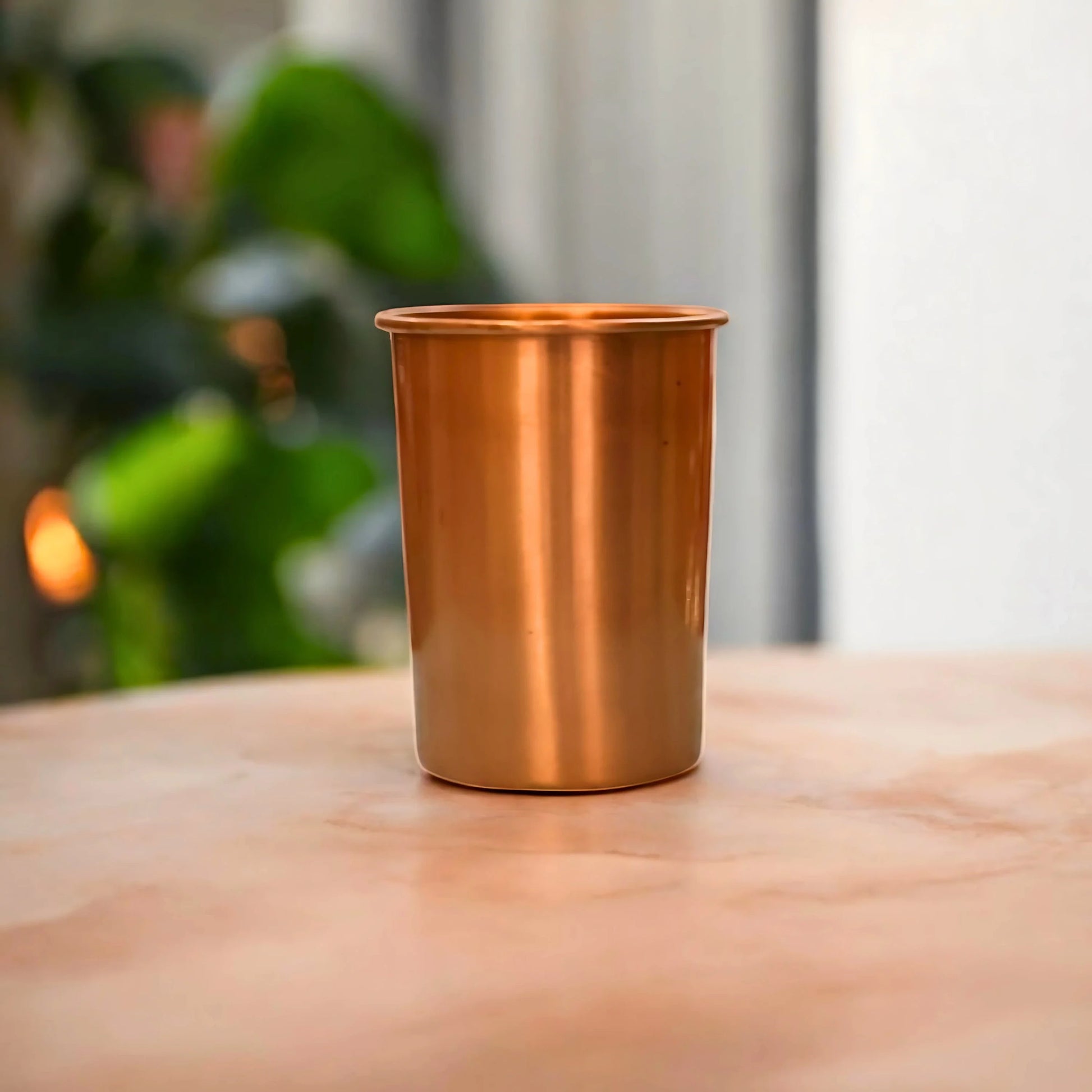 Pure Copper Water Dispenser set with Stand and Glass