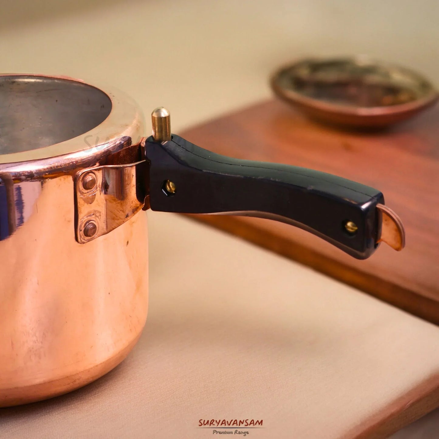 Pure copper Pressure Cooker with tin coating