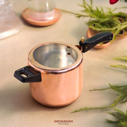 Pure copper Pressure Cooker with tin coating