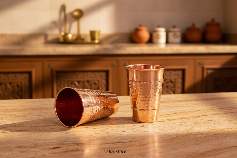 Copper water glass (Tumbler) Set