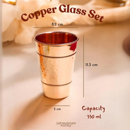 Copper water glass (Tumbler) Set