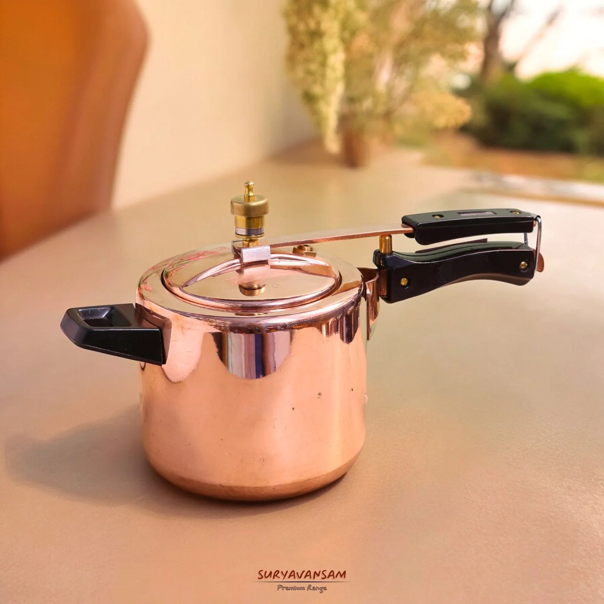 Pure copper Pressure Cooker with tin coating