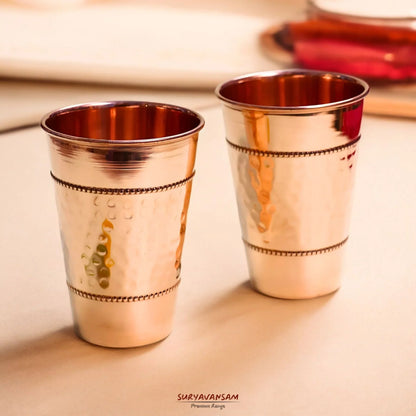 Copper water glass (Tumbler) Set