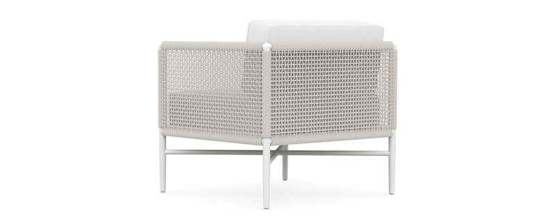 Roza Outdoor Garden Balcony Sofa Set 2 Seater and 2 Single Seater With 1 Center Table Set, Braid & Rope (White + Beige)