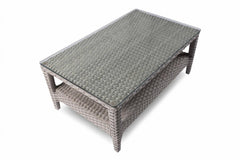 Bianchi Outdoor Sofa Set 2 Seater , 2 Single seater and 1 Center Table (Grey)