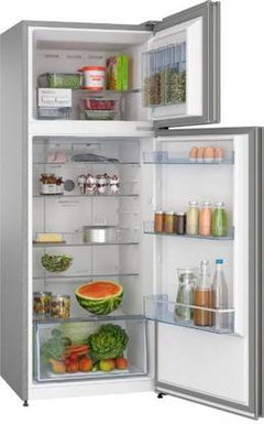 BOSCH 334 L Frost Free Double Door 2 Star Convertible Refrigerator (Shiney Silver, Grey, CTC35S02GI)