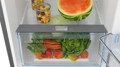 BOSCH 334 L Frost Free Double Door 2 Star Convertible Refrigerator (Shiney Silver, Grey, CTC35S02GI)