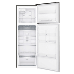 Electrolux UltimateTaste 300 341 Litres 2 Star Frost Free Double Door Refrigerator with Door Alarm (ETB3700K-H, Glossy Black Steel)