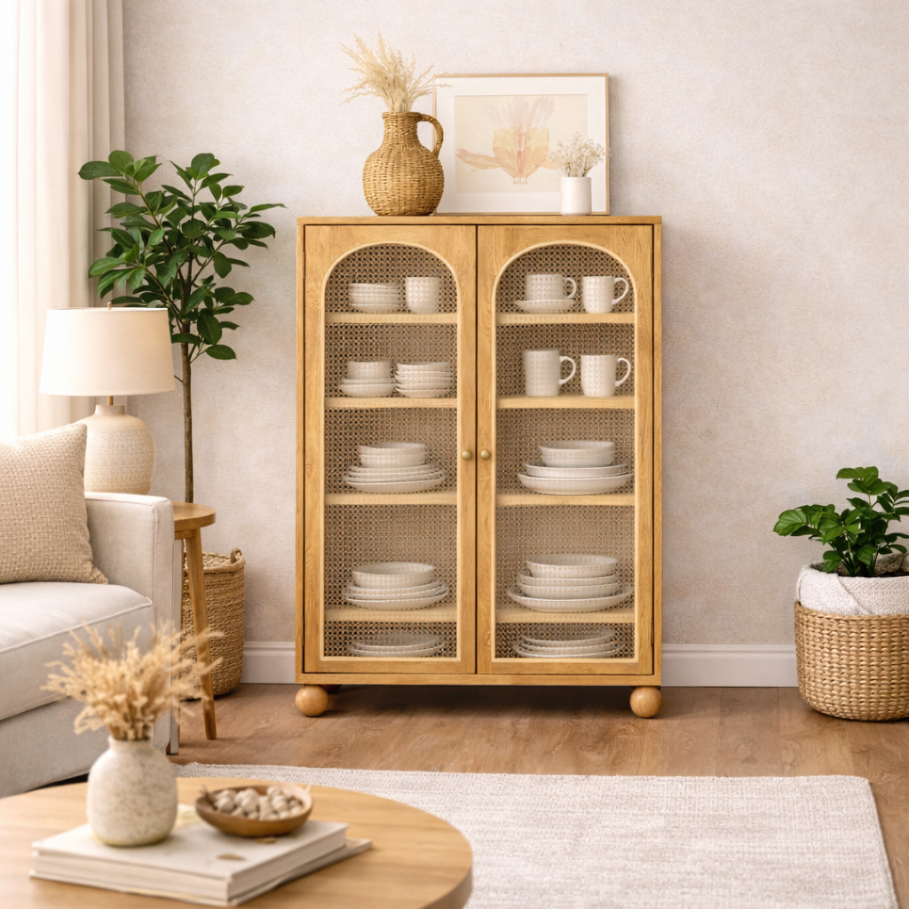 Valencia Rattan Large Crockery Unit