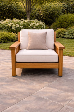 URBAN 1 Seater TEAK Wood Sofa