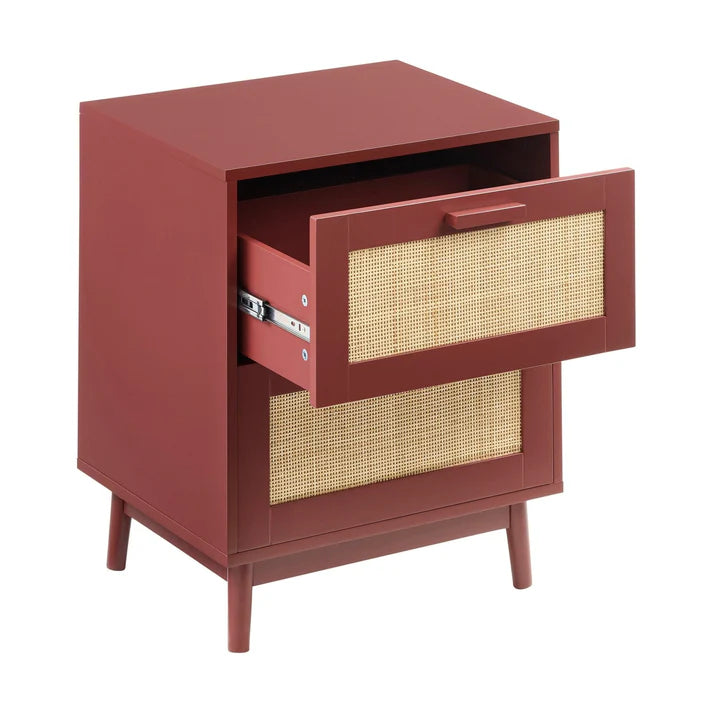 Canora 2 Drawer Bedside Table