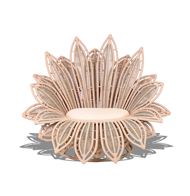 Flora Armchair (Cream) Braided & Rope