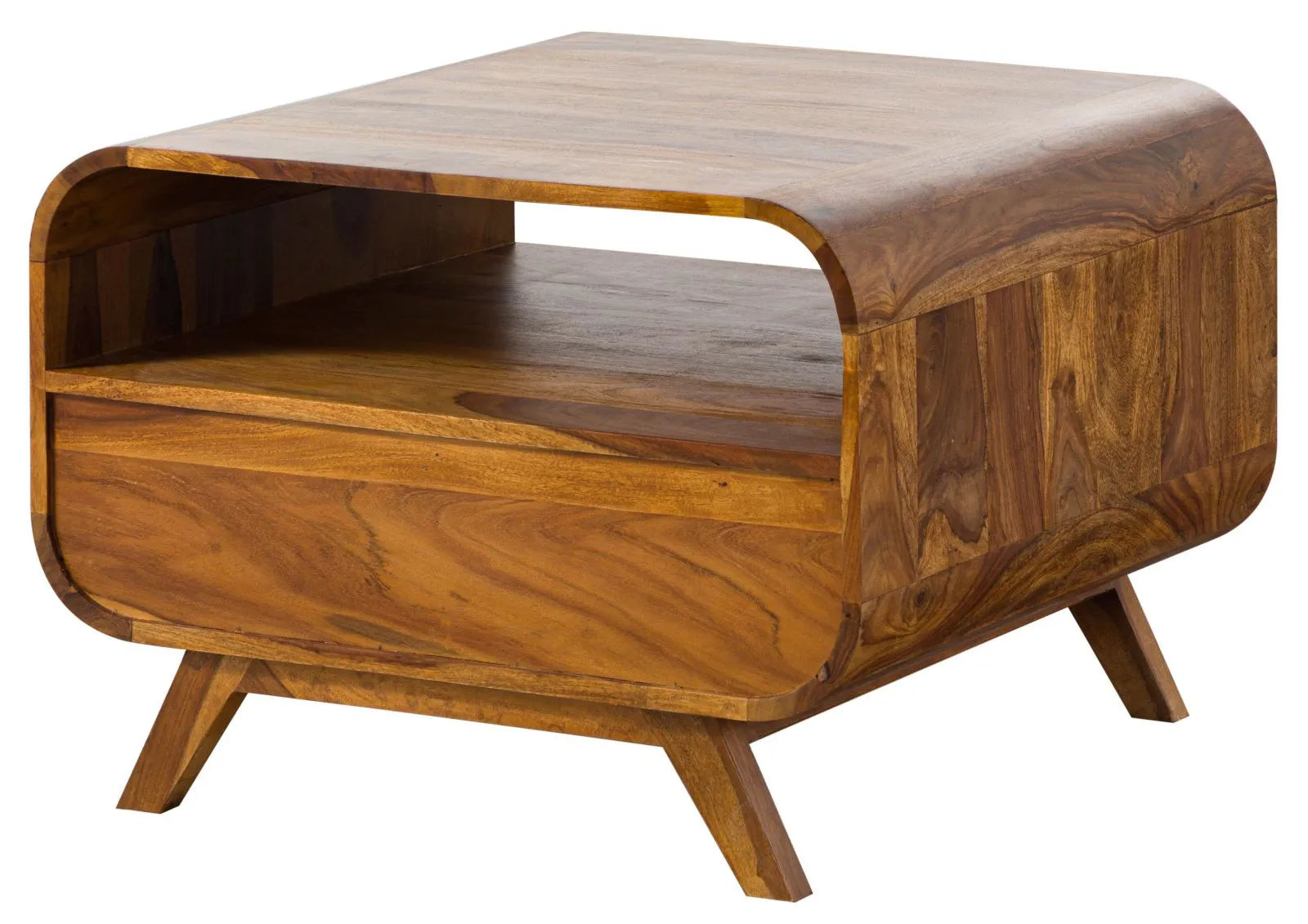 Marwar Solid Sheesham Wood Coffee Table with Storage