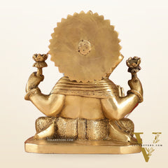 Dagdusheth Ganpati Brass Statue