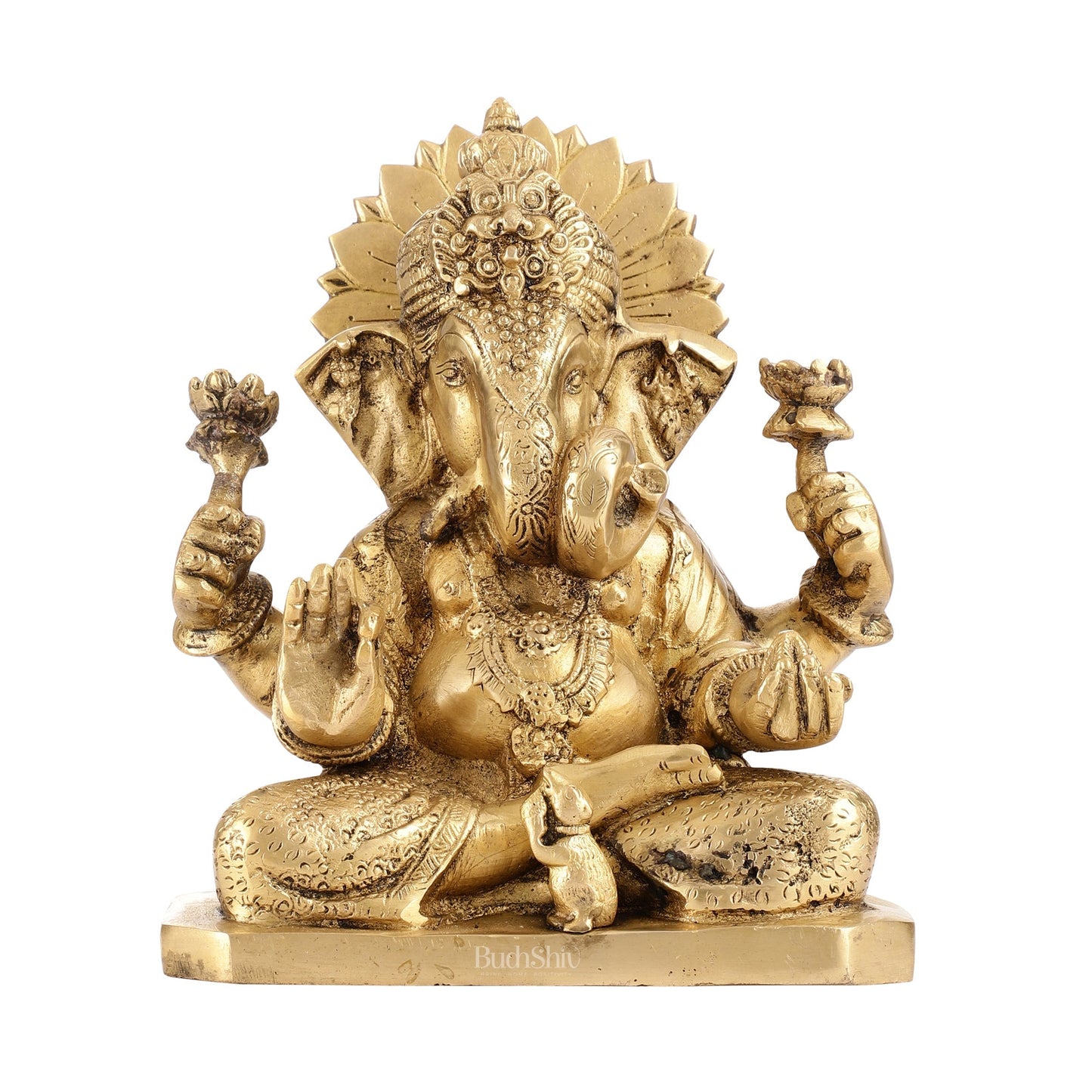 Dagdusheth Ganpati Brass Statue