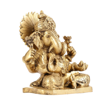 Dagdusheth Ganpati Brass Statue