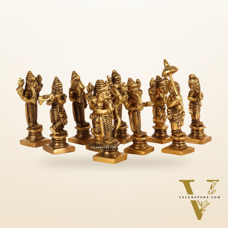 Dashavatar Brass idols 3 inch