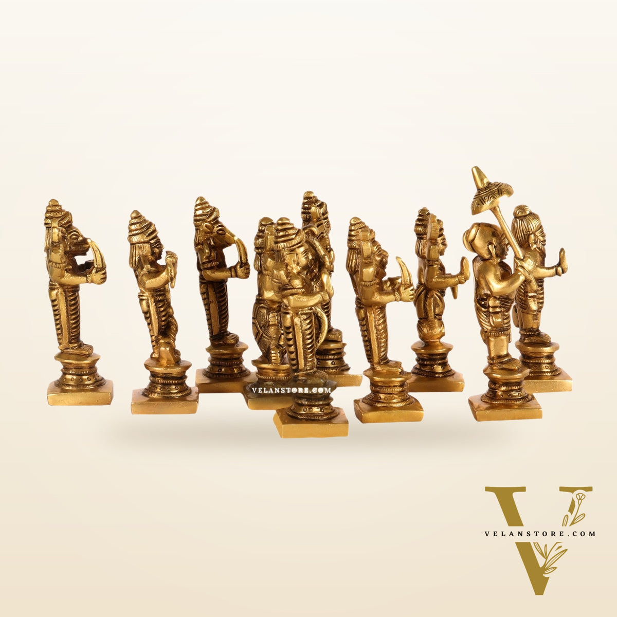 Dashavatar Brass idols 3 inch