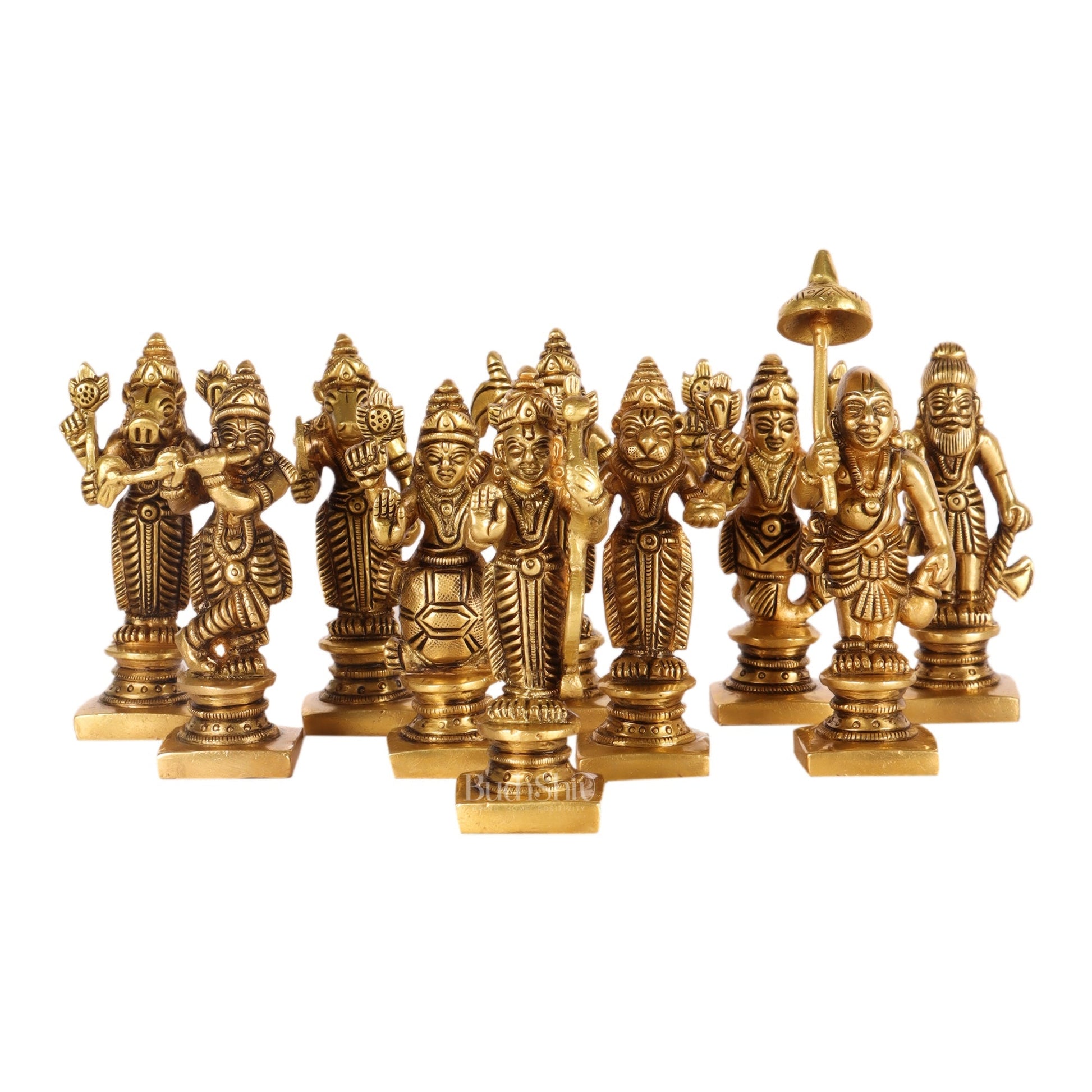 Dashavatar Brass idols 3 inch