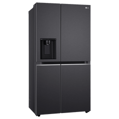 LG 630 Litres 3 Star Frost Free Side by Side Door Smart Wifi Enabled Refrigerator with Multi Air Flow (GL-L257CMC3, Matt Black)