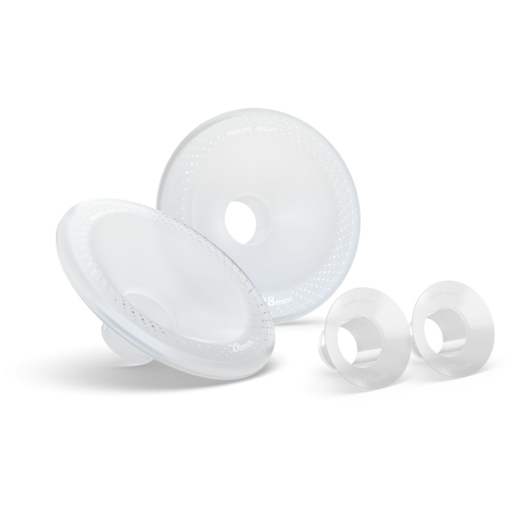 Philips Avent Hands-free Large Breast Shields (28mm) and Inserts (26mm) (SCF552/11)