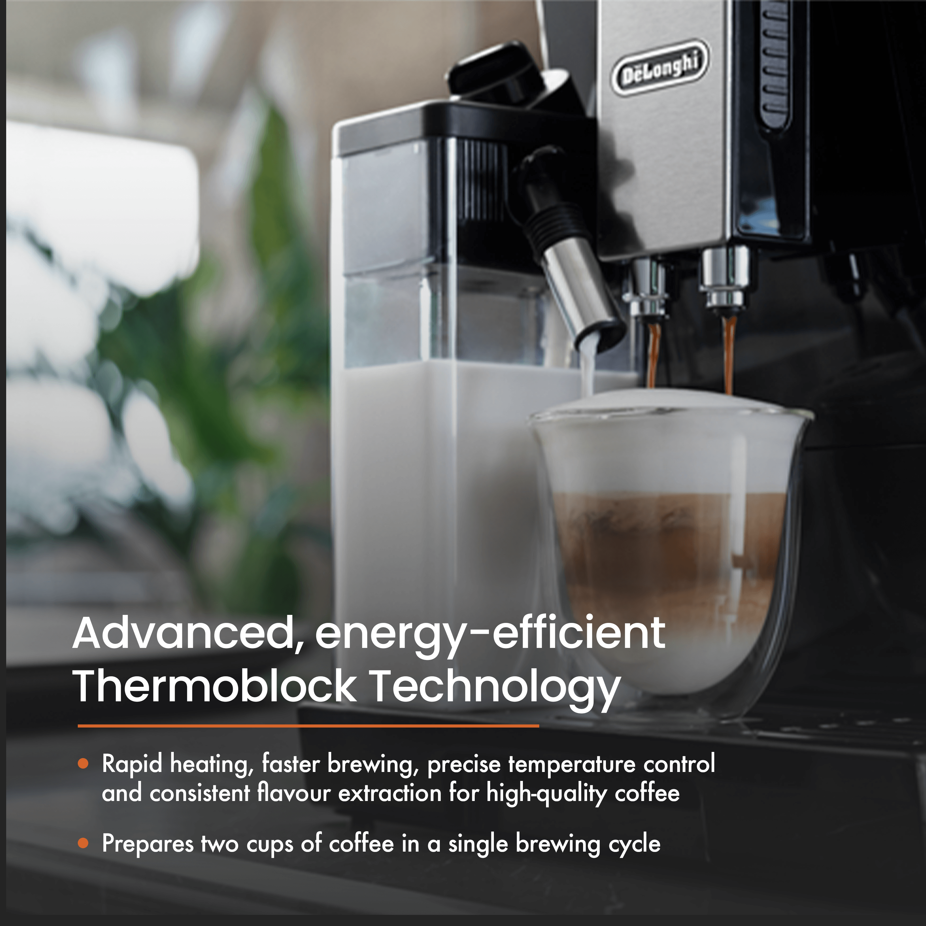 De'Longhi ECAM 44.660.B Eletta Cappuccino Fully Automatic Coffee Machine