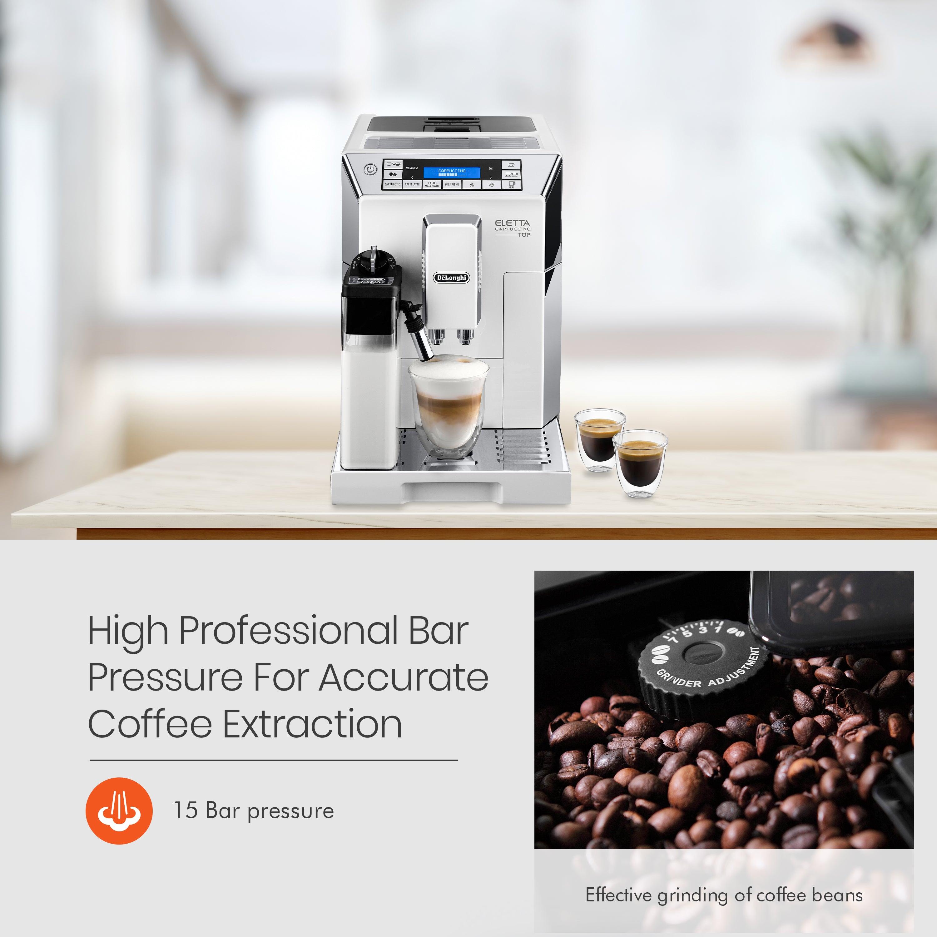 De'Longhi Eletta Cappuccino Top Fully Automatic Coffee Machine ECAM 45.760.W