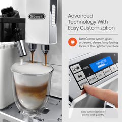 De'Longhi Eletta Cappuccino Top Fully Automatic Coffee Machine ECAM 45.760.W