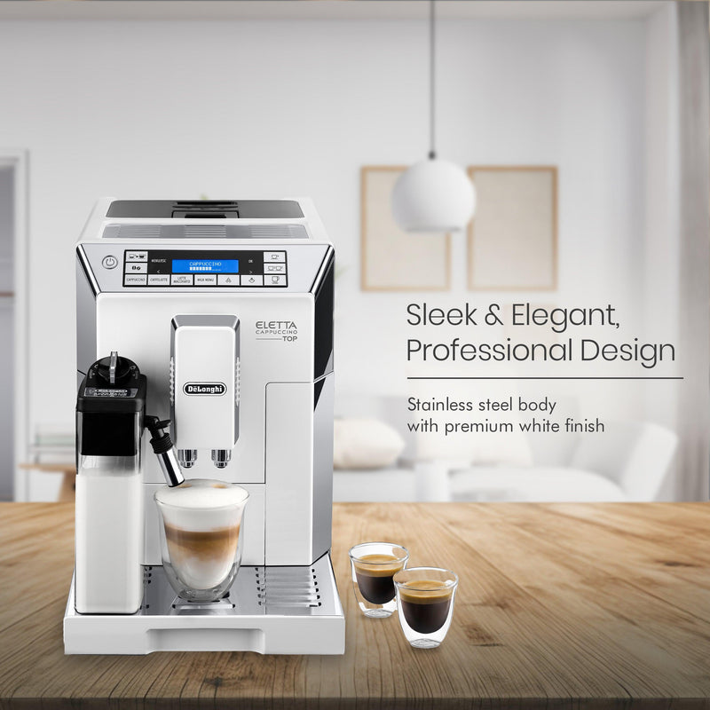 De'Longhi Eletta Cappuccino Top Fully Automatic Coffee Machine ECAM 45.760.W