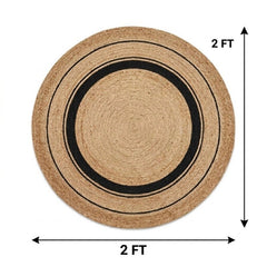 Modern Jute Stripe Delight Rug
