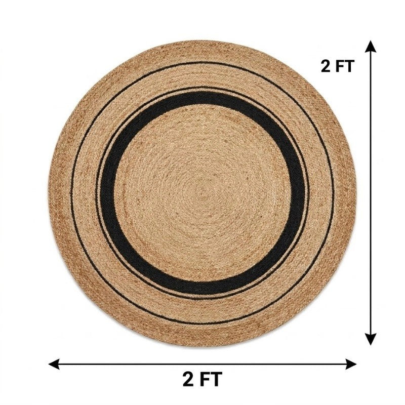 Modern Jute Stripe Delight Rug