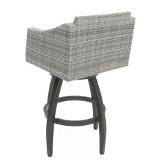Erminio Outdoor Patio Bar Sets 4 Chairs and 1 Table (Grey)