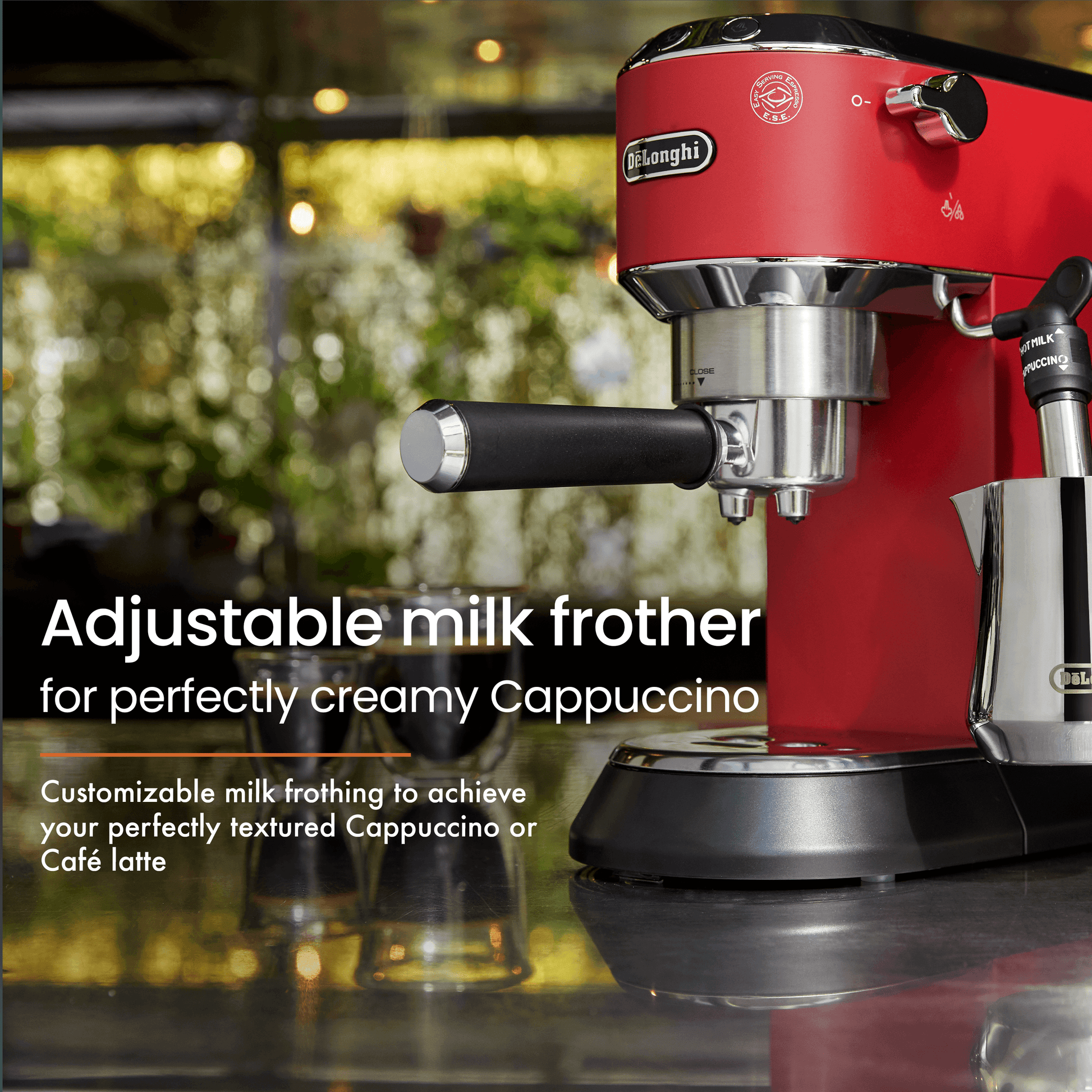 DeLonghi EC685.R 1350 Watt Espresso Coffee Machine, Red