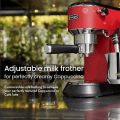 DeLonghi EC685.R 1350 Watt Espresso Coffee Machine, Red